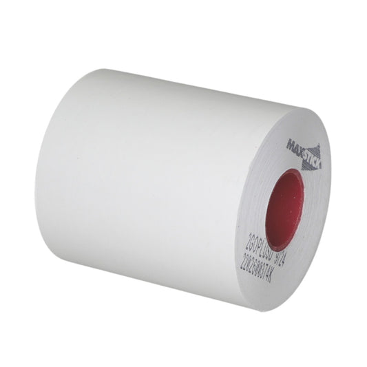 Échantillon 1 rouleau étiquette thermique linerless 80 x 73 x 25 mm - 51.8 m MaxStick Iconex 2GOPlusD, adhésif repositionnable, MS3181702GOPLUSD