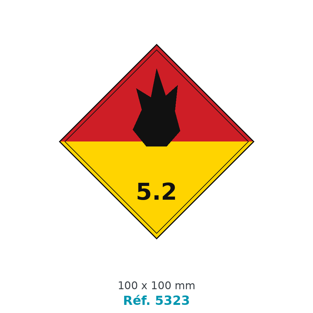 ADR 5.2 peroxydes organiques - Réf. 5323