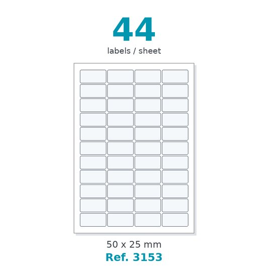 A4 label sheet layout - Ref. 3153
