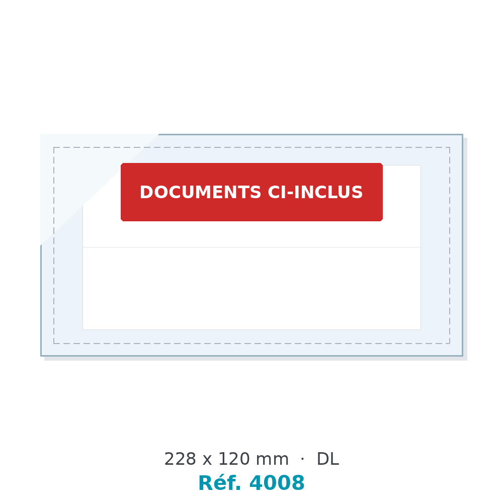Pochette porte-documents PAC-LIST - Réf. 4008
