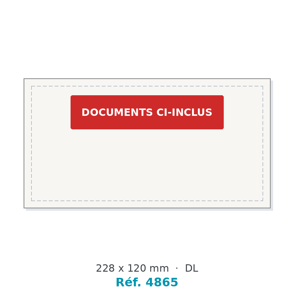 Pochette porte-documents ECO-LIST - Réf. 4865