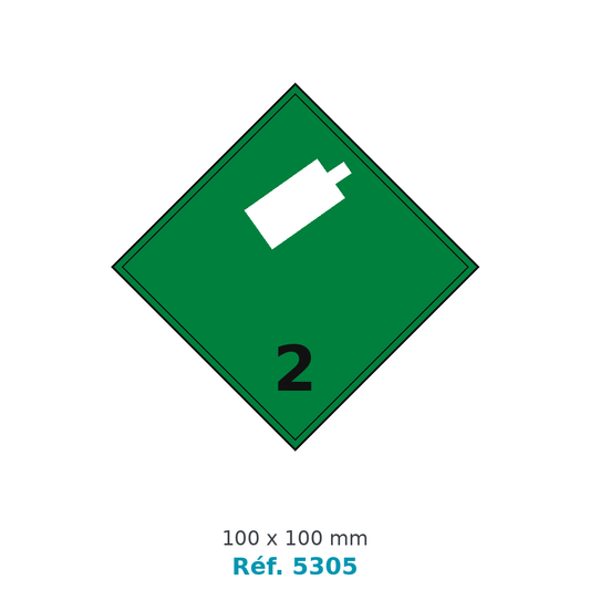 ADR 2.2 gaz non inflammables - Réf. 5305