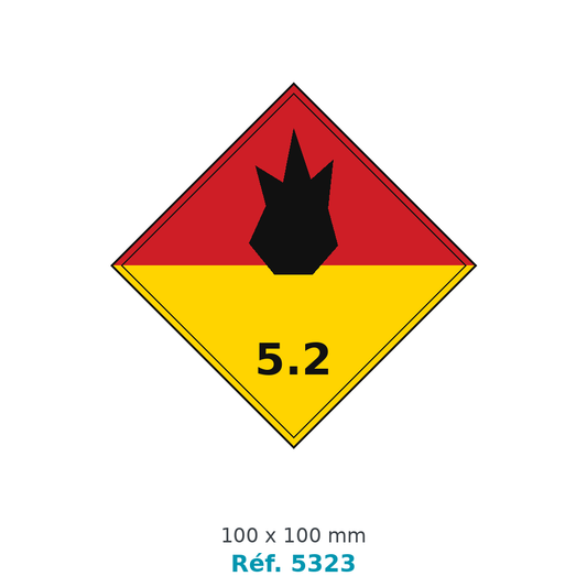 ADR 5.2 peroxydes organiques - Réf. 5323