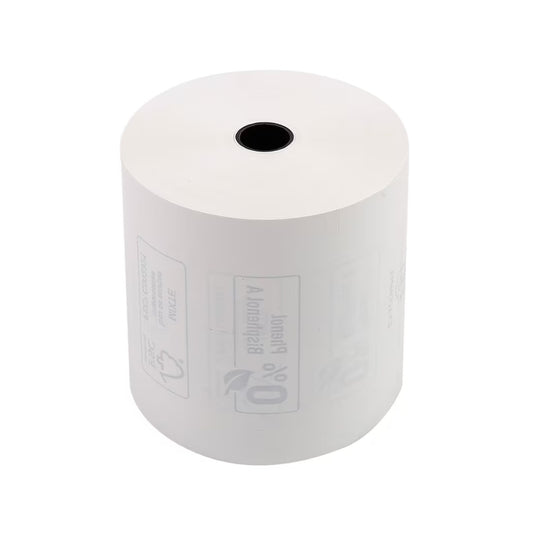 Bobines 80x80x12 - Ticket de caisse enregistreuse - Papier imprimante thermique 80 mm
