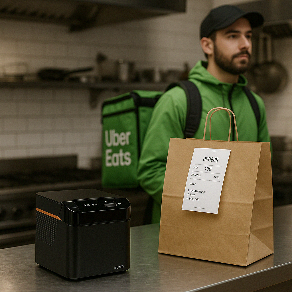 Imprimante Uber Eats Android Bluetooth LAN WiFi